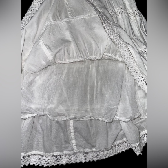 💙 Used white maxi dress 100% Cotton - Picture 6 of 8